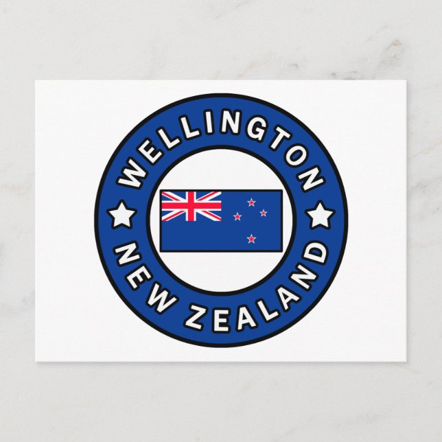 Carte Postale Wellington Nouvelle-Zélande (Devant)