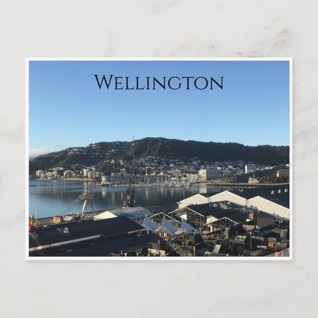 Carte Postale Wellington Nouvelle-Zélande (Devant)