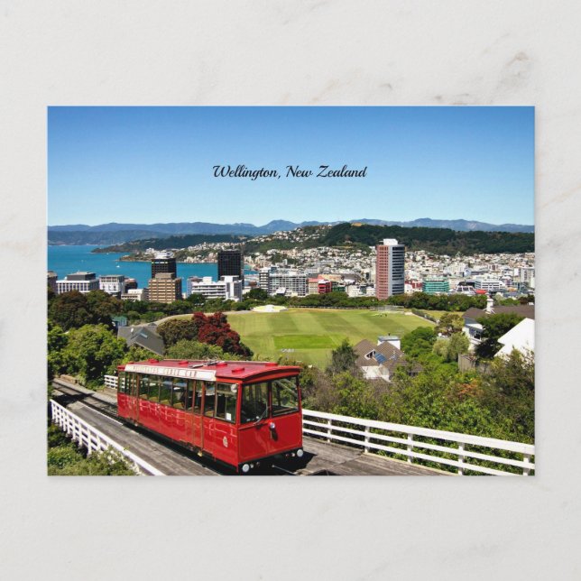 Carte Postale Wellington, Nouvelle-Zélande photo pittoresque (Devant)