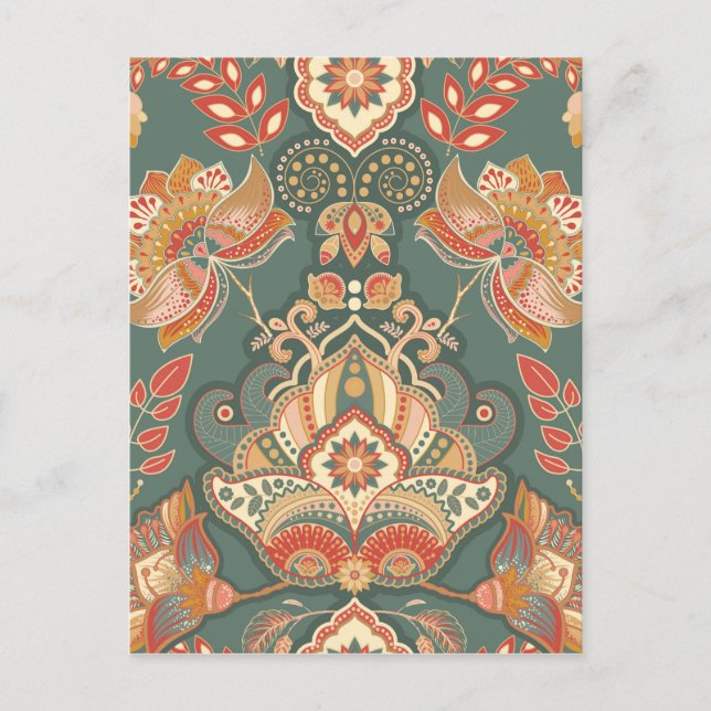 Carte Postale Wellness mandalas boho (Devant)