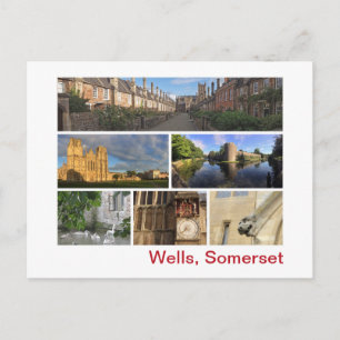 Carte Postale Wells, Somerset
