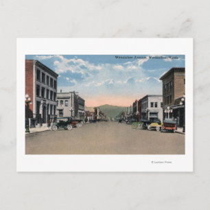 Carte Postale Wenatchee, WashingtonWenatchee Avenue Scene # 2