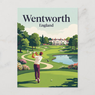Carte Postale Wentworth Golf Club, Angleterre