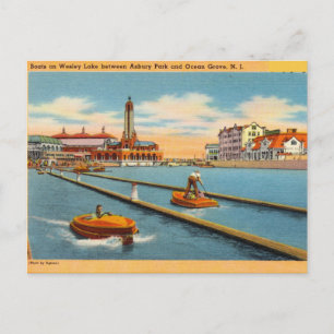Carte Postale Wesley Lake, Asbury Park & Ocean Grove, N.J.
