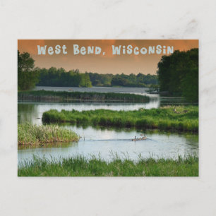 Carte postale West Bend Wisconsin