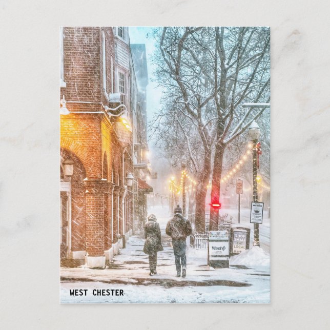 Carte postale West Chester Winter Wonderland (Devant)