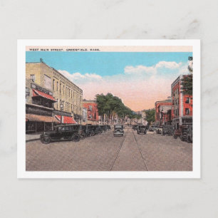 Carte Postale West Main St, Greenfield, Massachusetts