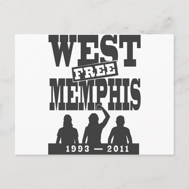 Carte Postale West Memphis Three (Devant)