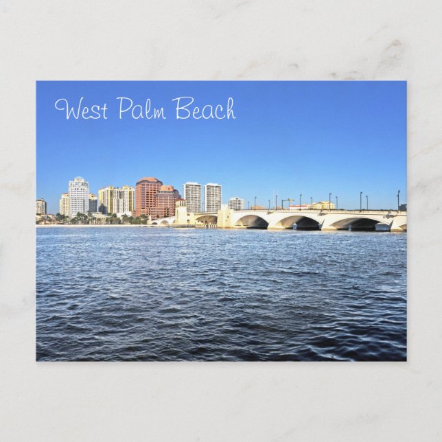 Carte Postale West Palm Beach, Floride, États-Unis (Devant)