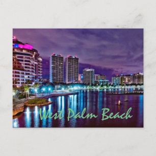 Carte Postale West Palm Beach, Floride, USA