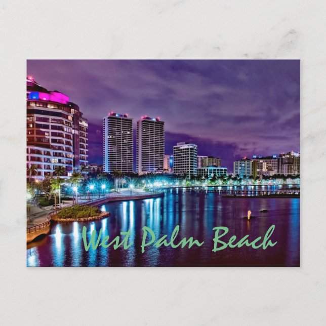 Carte Postale West Palm Beach, Floride, USA (Devant)