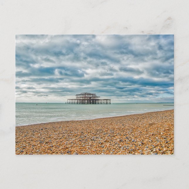 CARTE POSTALE WEST PIER - BRIGHTON & HOVE, EAST SUSSEX, UK (Devant)