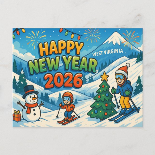 Carte postale WEST VIRGINIA (Devant)