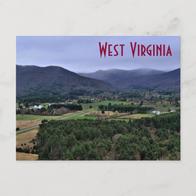 Carte postale West Virginia Green Bank (Devant)
