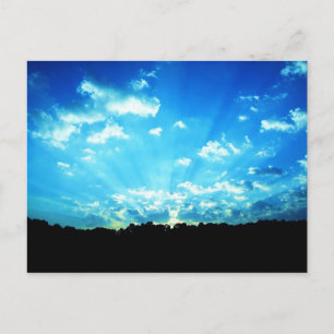 Carte Postale West Virginia Sunrise Blue