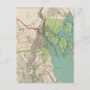 Carte Postale Westchester, villes de Pelham