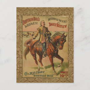Carte Postale Western Buffalo Bill Wild West