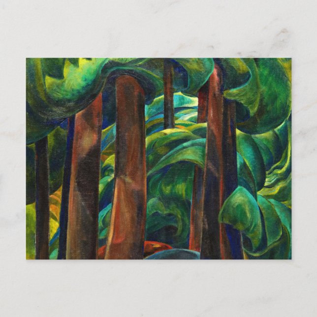Carte Postale Western Forest, 1931 by Emily Carr (Devant)