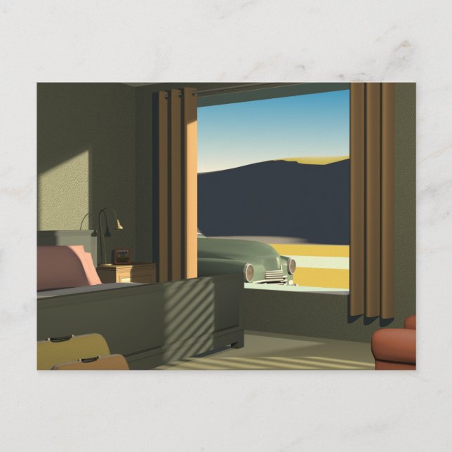 Carte Postale Western Motel (Devant)
