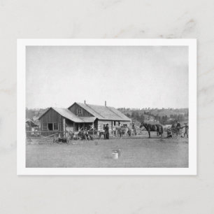 Carte Postale Western Ranch House dans le Dakota du Sud Photo