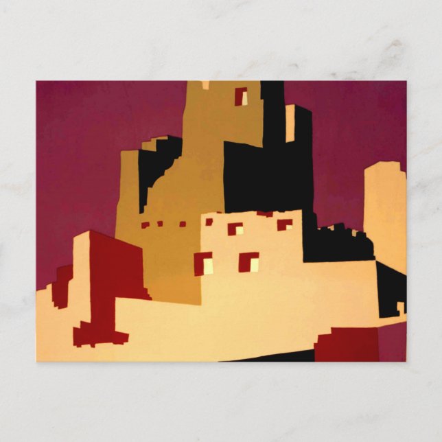 Carte Postale Western Southwest Pueblo WPA National (Devant)