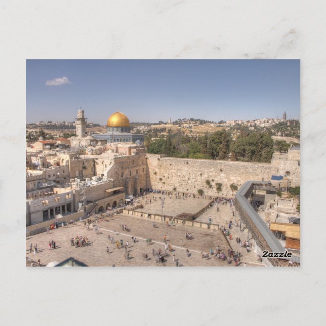 Carte postale Western Wall Jerusalem (Dos)