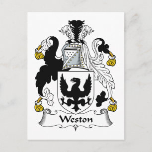 Carte Postale Weston Family Crest