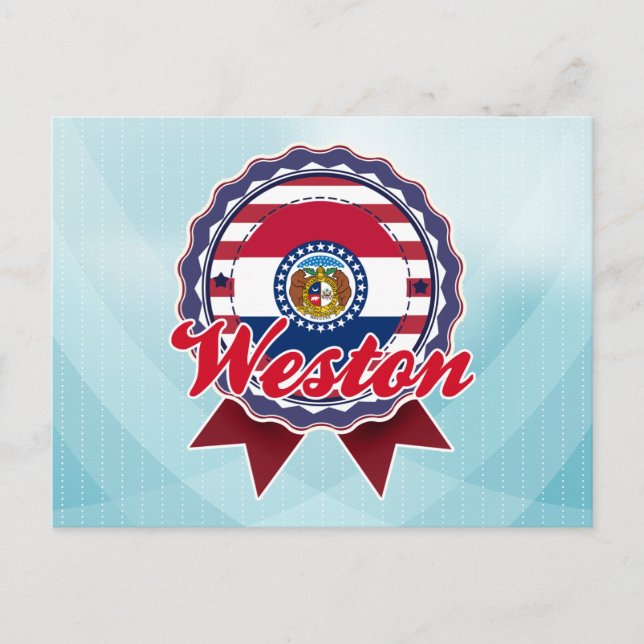 Carte Postale Weston, MO (Devant)