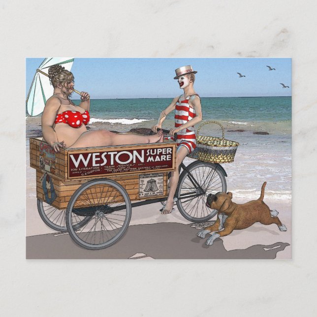 Carte Postale Weston Super Mare (Devant)