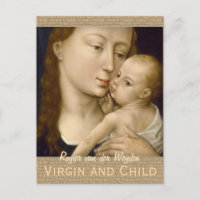 Carte postale Weyden Virgin et Child CC0668