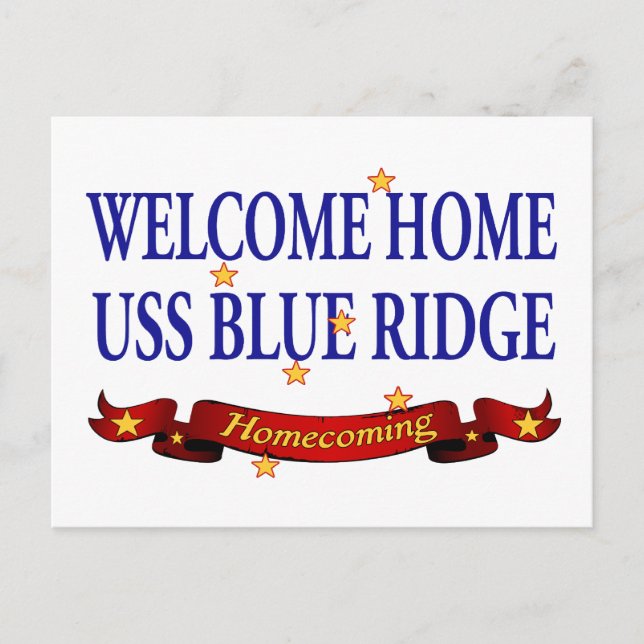 Carte Postale WH USS Blue Ridge 2 (Devant)