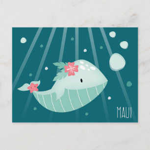 Carte postale "Whale Maui"