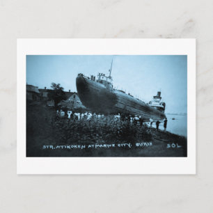 Carte Postale Whaleback Str Atikokan Ashore Marine City, MI