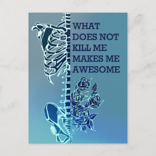 Carte Postale What Doesn’T Kill Me Makes Me Awesome