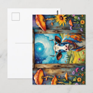 Carte Postale Whimsical Cow Dreamscape