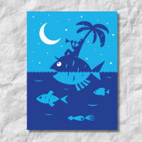 Whimsical Dreamies Fusils Musicien Ocean Moon Star