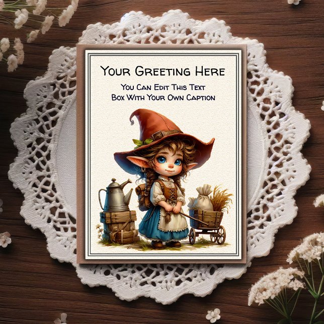 Carte Postale Whimsical Everyday Sentiment Vintage Art Postcard (Créateur téléchargé)