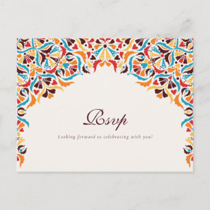Carte Postale Whimsical Luxury ivoire Floral Style Mariage front