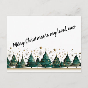 Carte Postale Whimsy Forêt Festive