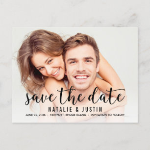 Carte Postale Whimsy Photo Sauvegarder la Date Annonce