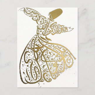 Carte Postale Whirling Sufi Dervish