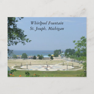 Carte Postale Whirlpool Fountain St. Joseph, Michigan MI
