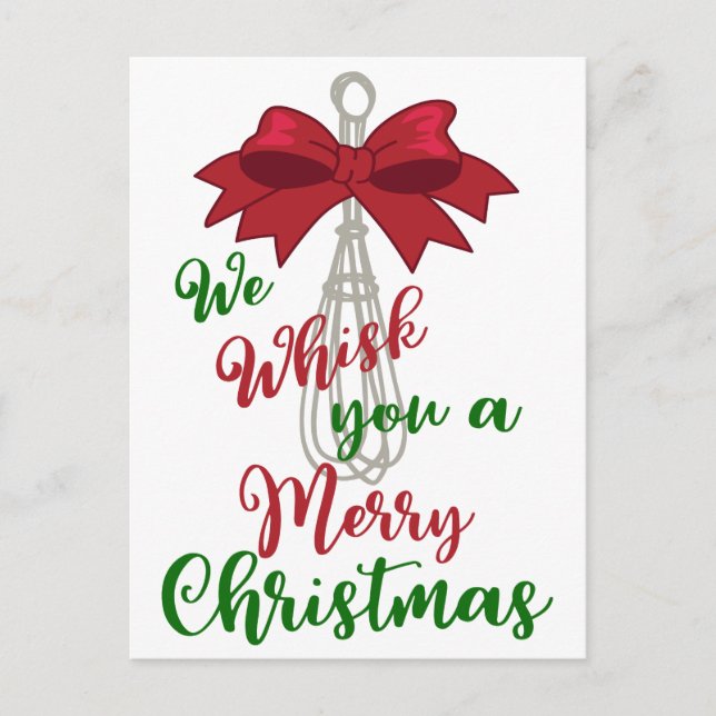 Carte Postale Whisk You Joyeux Noël (Devant)