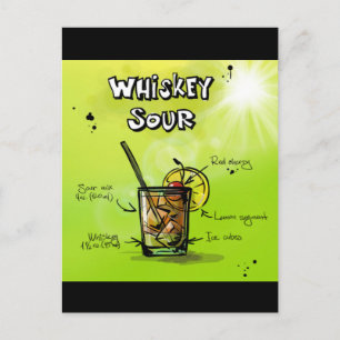 Carte Postale Whiskey Cocktail Recette
