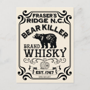 Carte Postale Whisky de la crête de Fraser