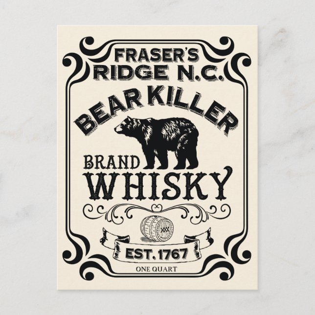 Carte Postale Whisky de la crête de Fraser (Devant)