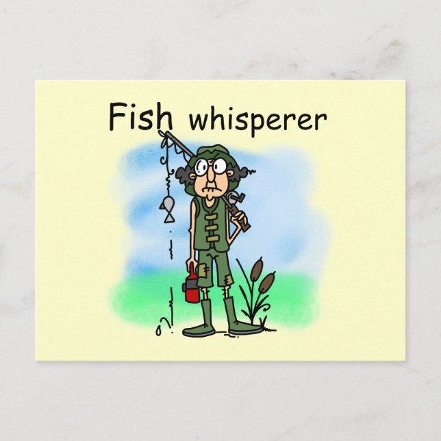 Carte Postale Whisperer de poisson (Devant)