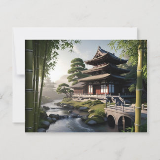 Carte Postale Whispers of the Bamboo Bridge