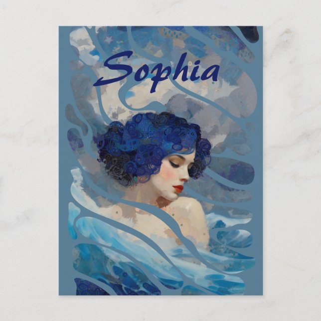 Carte Postale Whispers of the Ocean Goddess (Devant)