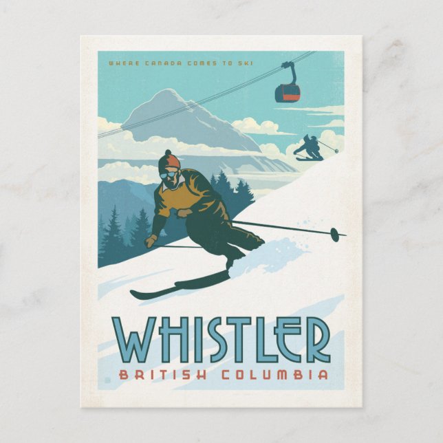 Carte Postale Whistler (Colombie-Britannique) (Devant)